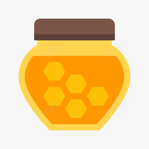 Honeysvg_新图网 https://ixintu.com Honey 填充 多色