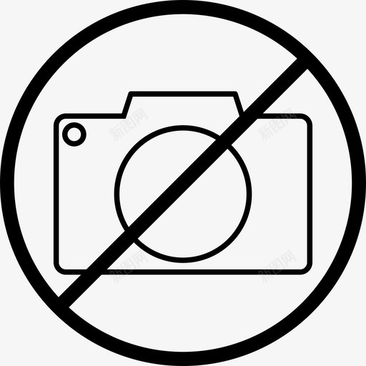 照相机没有照片摄影图标svg_新图网 https://ixintu.com 摄影 没有照片 照相机