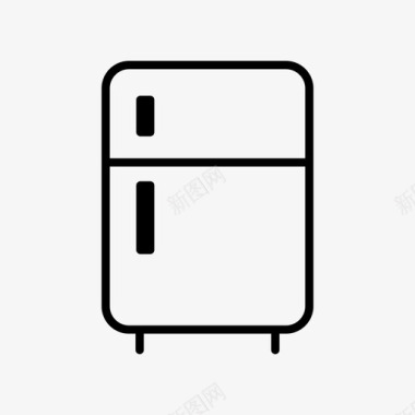 冰箱食物厨房图标图标