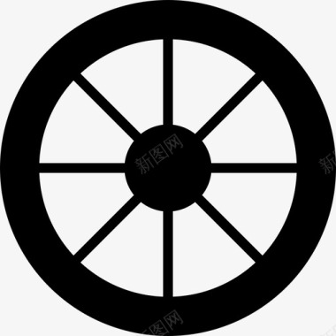 轮子汽车轮子驱动器图标图标