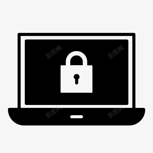 笔记本上的密码笔记本电脑锁定密码图标svg_新图网 https://ixintu.com 挂锁 笔记本上的密码 笔记本电脑 锁定密码