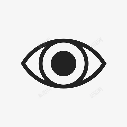 查看个人资料eyefacebook图标svg_新图网 https://ixintu.com eye facebook 查看个人资料