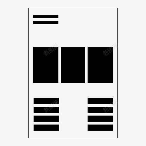 心情板构图版面图标svg_新图网 https://ixintu.com 心情板 构图 版面设计 网站设计