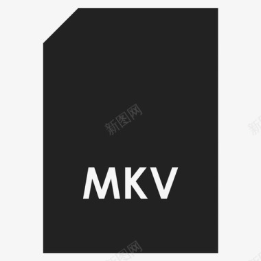 mkv文件格式图标图标