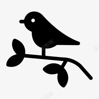 麻雀鸟鸽子图标图标