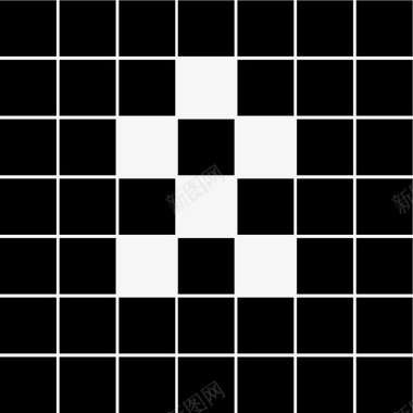 正方形背景立方体图标图标