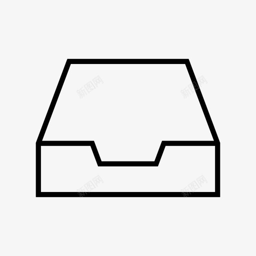存档文件箱文件图标svg_新图网 https://ixintu.com 基本 存储 存档 收件箱 文件 文件箱 索引