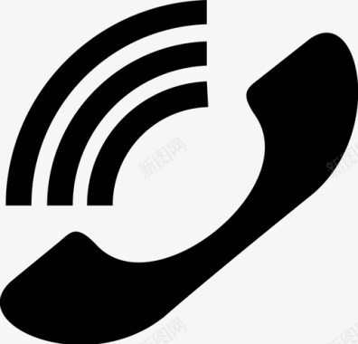 电话铃声信号图标图标