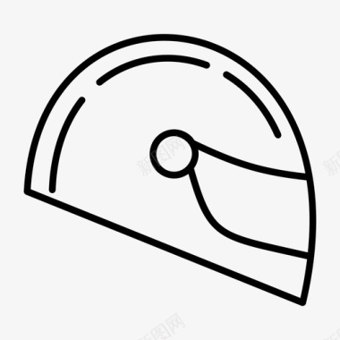 头盔自行车头盔摩托车头盔图标图标