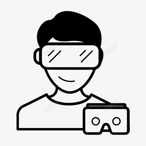 虚拟现实纸板开发者图标svg_新图网 https://ixintu.com 学生 开发者 手机 游戏玩家区 纸板 虚拟现实