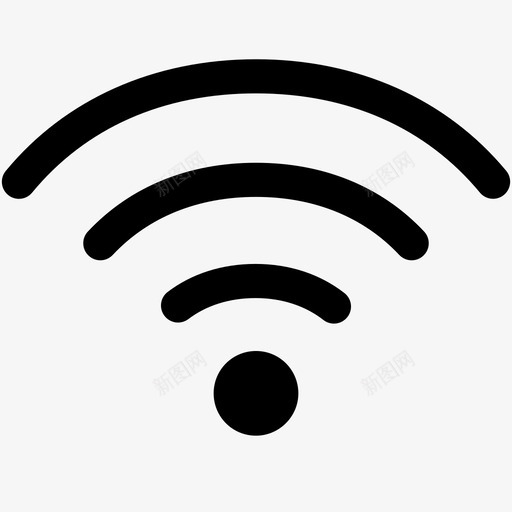 wifiinternetlan图标svg_新图网 https://ixintu.com internet lan wifi 图标集 笔划 符号