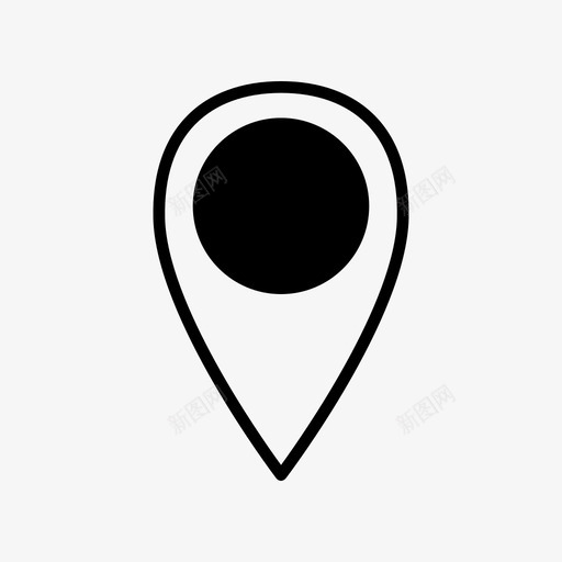 地图针旅行图标svg_新图网 https://ixintu.com 地图针 旅行
