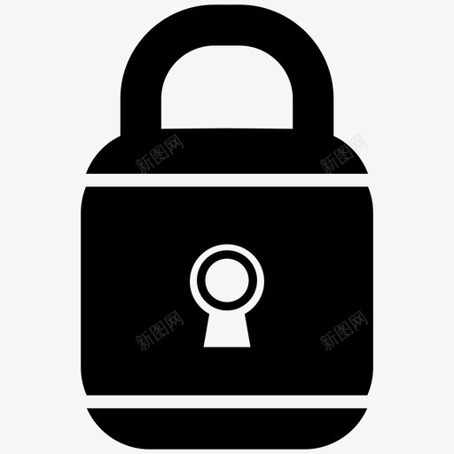 锁挂锁密码图标svg_新图网 https://ixintu.com 业务1 安全 密码 挂锁 锁
