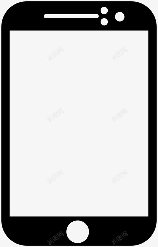 手机手提电话图标svg_新图网 https://ixintu.com 手提电话 手机