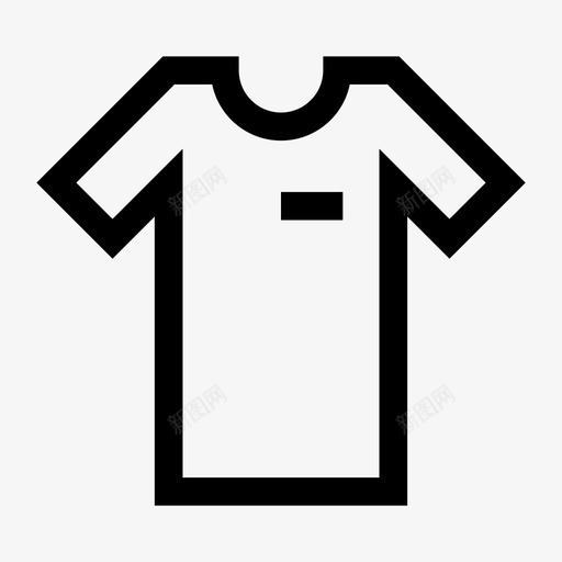 衬衫运动衫t恤图标svg_新图网 https://ixintu.com t恤 制服 衬衫 运动衫
