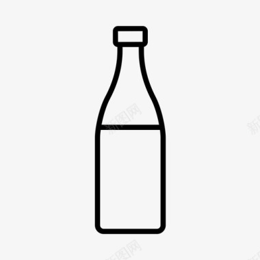 饮料瓶子酿酒厂图标图标