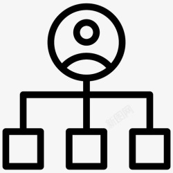 分发线分发银行通信图标高清图片