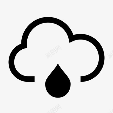 降雨天气图标图标