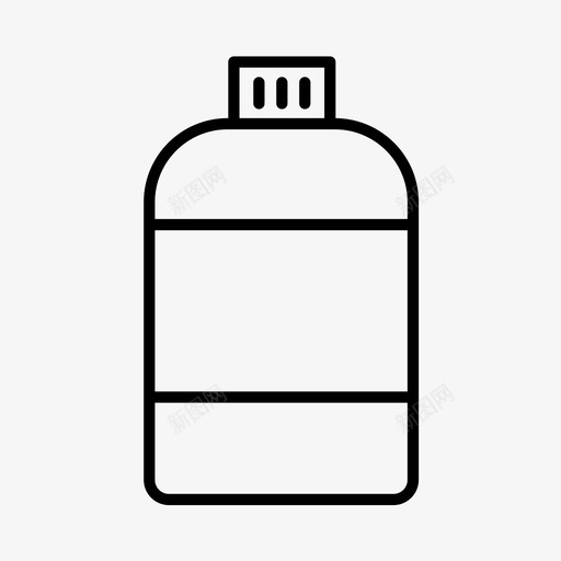 瓶罐容器图标svg_新图网 https://ixintu.com 个人卫生 容器 水瓶 瓶 瓶子 罐 饮料瓶