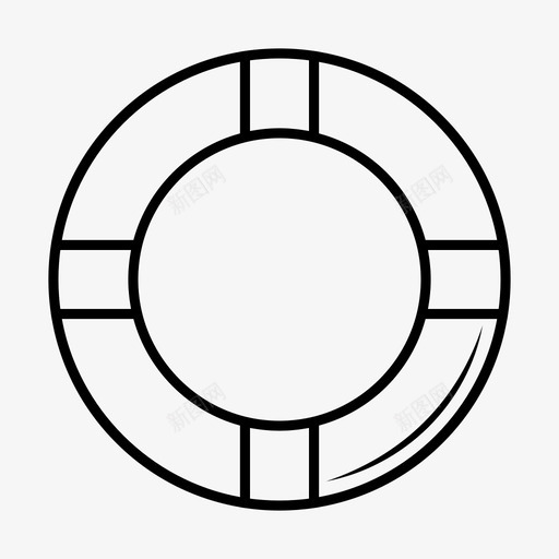 救生圈海上旅行图标svg_新图网 https://ixintu.com 救生圈 旅行 海上