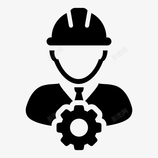 workerbusinesscog图标svg_新图网 https://ixintu.com business cog construction constructionworkericons业务向量样式5 gear person worker