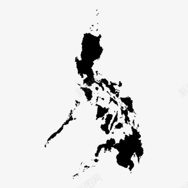 菲律宾地图岛屿马尼拉图标图标