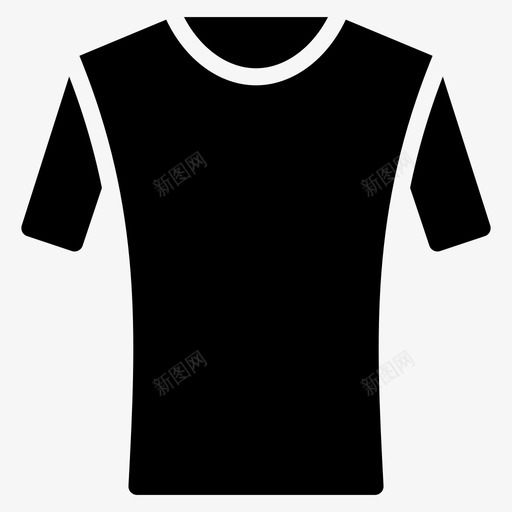 T恤服装男式图标svg_新图网 https://ixintu.com T恤 上衣 服装 男式 男式服装纯色