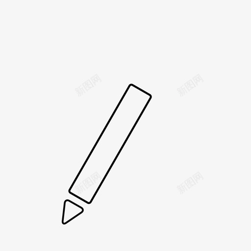 铅笔颜色蜡笔图标svg_新图网 https://ixintu.com 工具 涂鸦 蜡笔 铅笔 颜色