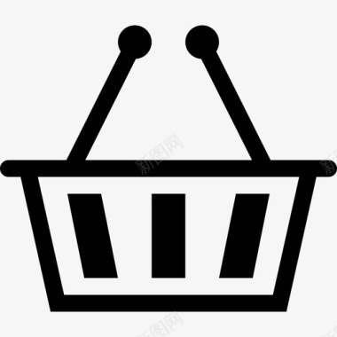 购物篮电子商务杂货店图标图标