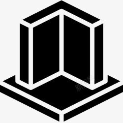 CAD墙挤出墙cad绘图图标高清图片