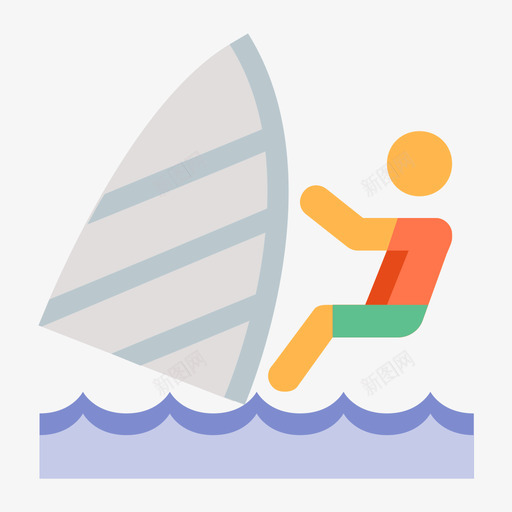 windsurfingsvg_新图网 https://ixintu.com windsurfing