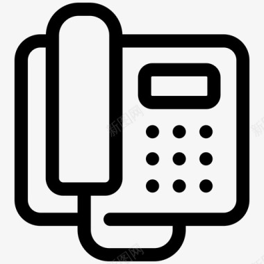 电话固定电话通讯线路第9卷图标图标