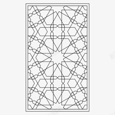 图案几何体图案填充图标图标