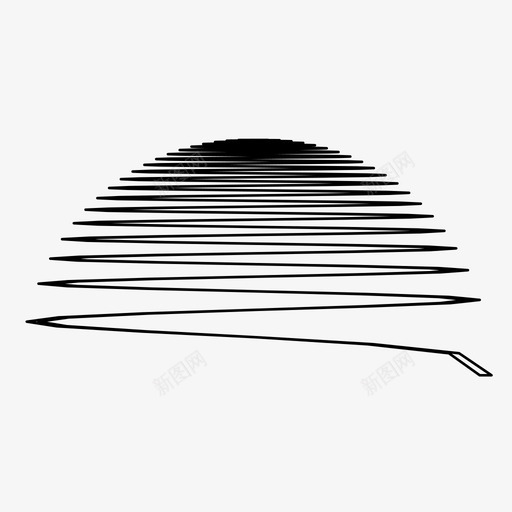 螺旋几何下降运动图标svg_新图网 https://ixintu.com 几何下降 参数形式 曲面 螺旋 运动