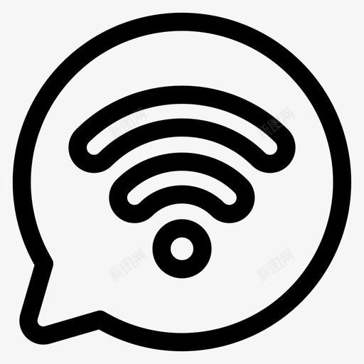 wifi点通信线路第6卷图标svg_新图网 https://ixintu.com wifi点 通信线路第6卷