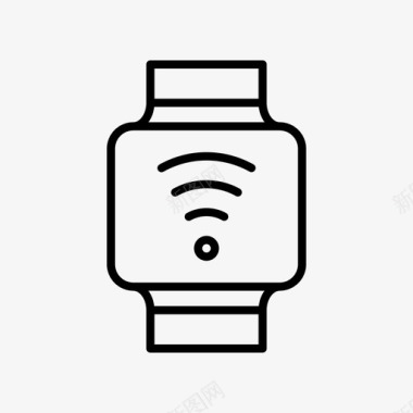 智能手表技术wifi图标图标
