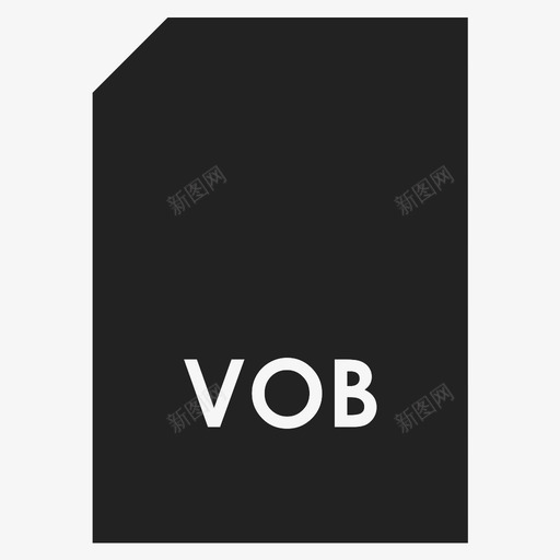 vob文件格式图标svg_新图网 https://ixintu.com vob 文件 格式 视频