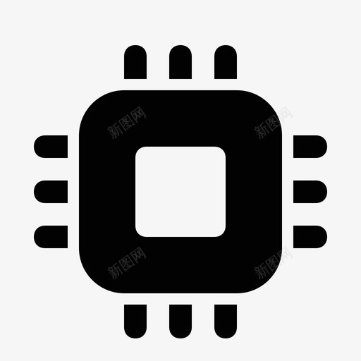 微芯片cpu处理器图标svg_新图网 https://ixintu.com cpu 处理器 微芯片 蚂蚁图标