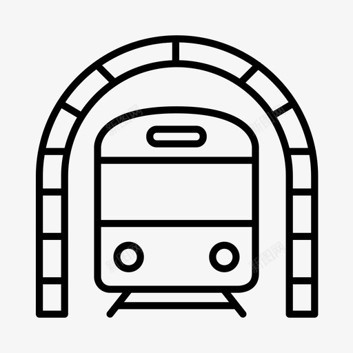 火车意大利地区图标svg_新图网 https://ixintu.com 地区 意大利 托斯卡纳 火车 运输