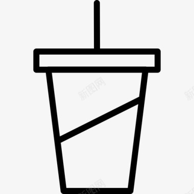 软饮料苏打水超级简单图标图标
