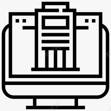 建筑建筑计算机图标图标