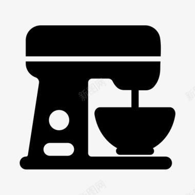 立式搅拌机厨房搅拌机厨房用具图标图标