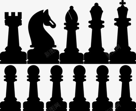 国际象棋体育国际象棋运动图标图标