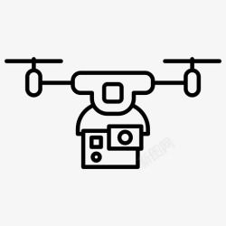 无人机导航无人机带摄像头无人机飞行图标高清图片