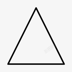 三角漂浮块三角形块几何体图标高清图片