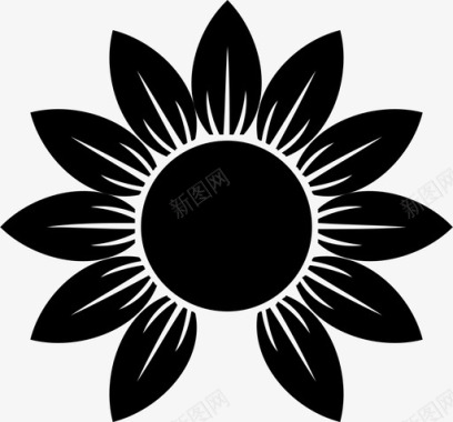 花太阳花向日葵图标图标