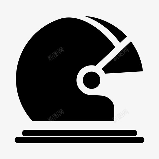 头盔设备装备图标svg_新图网 https://ixintu.com 头盔 安全 摩托车头盔 装备 设备