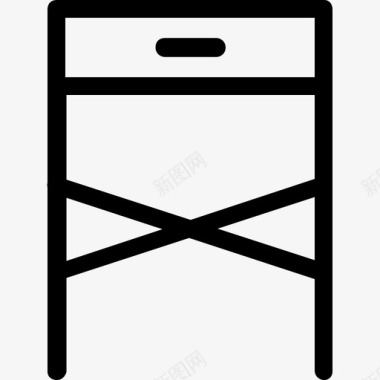 橱柜床头柜桌子图标图标