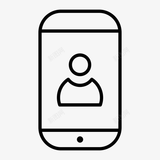 智能手机移动电话技术图标svg_新图网 https://ixintu.com 技术 智能手机 移动电话 触摸屏