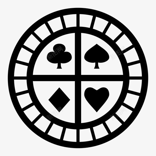 硬币赌场筹码图标svg_新图网 https://ixintu.com 扑克 扑克筹码 游戏 硬币 筹码 赌场
